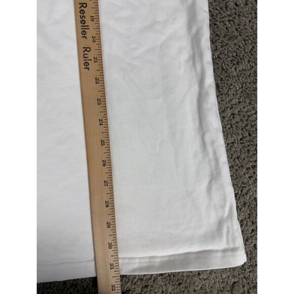 Champion Shirt Mens Medium White Signature Logo Tall Tee Short Sleeve Casual - Picture 10 of 12